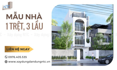 Mẫu nhà 1 trệt 3 lầu (Concept 1)
