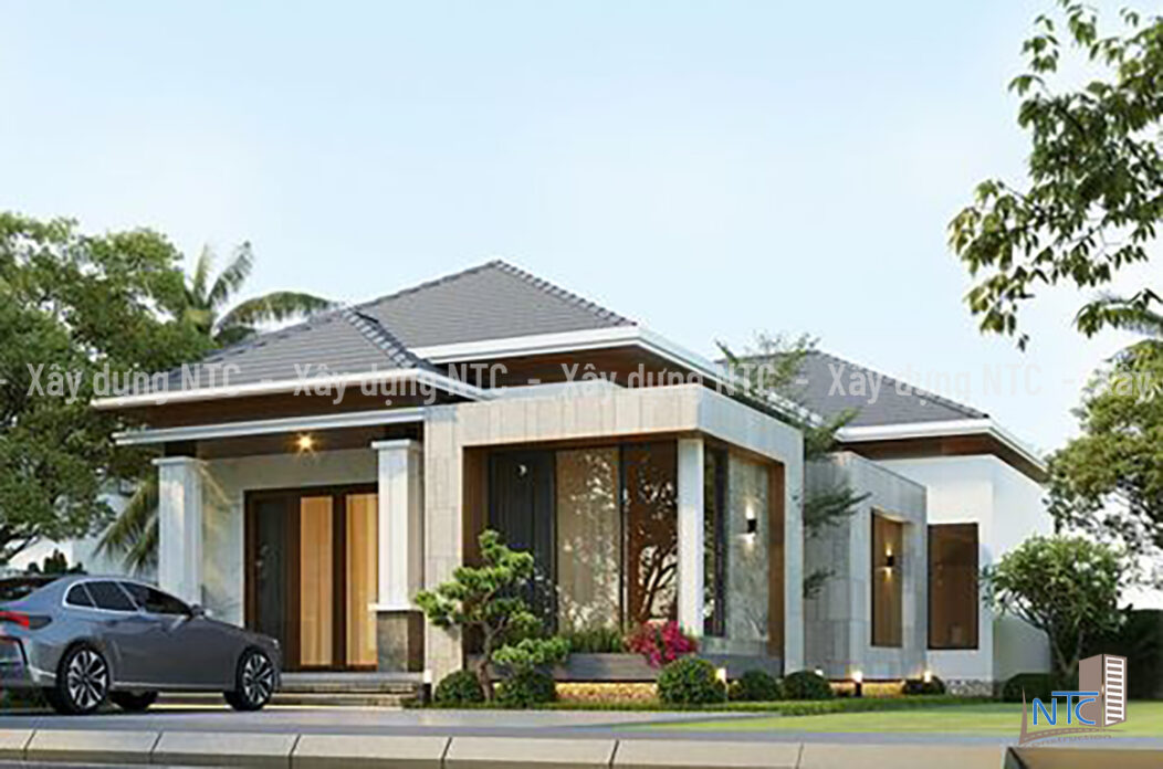 Xây Dựng Biệt Thự Hiện Đại – Khám Phá 20+ Mẫu Biệt Thự Đẹp, Độc Đáo. 2 Xay dung biet thu hien dai 1 tang