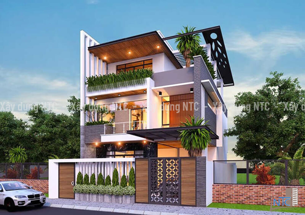 Xây Dựng Biệt Thự Hiện Đại – Khám Phá 20+ Mẫu Biệt Thự Đẹp, Độc Đáo. 6 Xay dung biet thu hien dai 3 tang