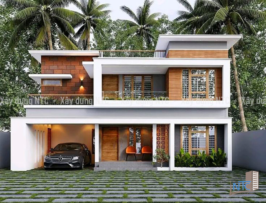 Giá xây dựng nhà phố 2 tầng 100m2, 60m2, 80m2, 200m2 năm 2024 là bao nhiêu? 4 Giá xây dựng nhà 2 tầng theo diện tích 100m2.