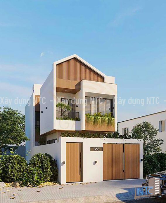 Giá xây dựng nhà phố 2 tầng 100m2, 60m2, 80m2, 200m2 năm 2024 là bao nhiêu? 2 Giá xây dựng nhà phố 2 tầng - Mẫu nhà 2 tầng hiện đại, đẹp.
