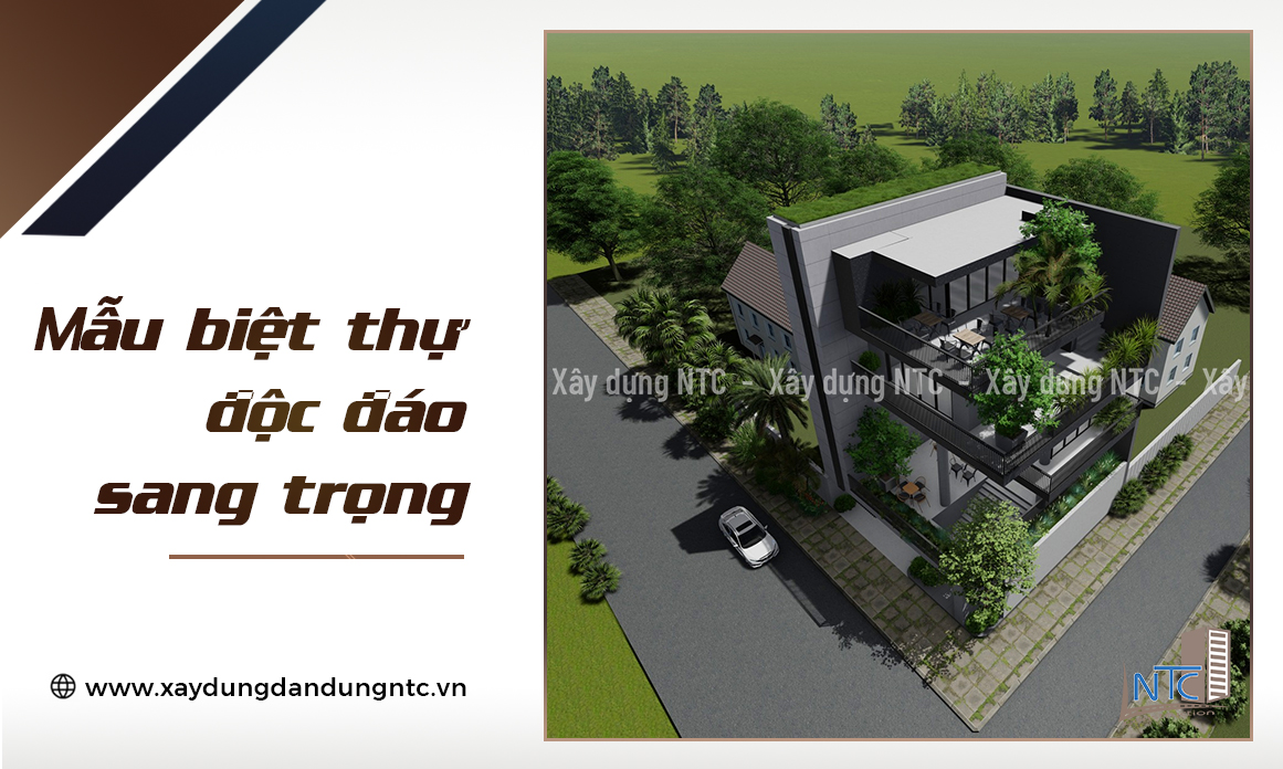 Mẫu biệt thự hiện đại sang trọng, thiết kế độc bản ấn tượng. (ảnh 1)