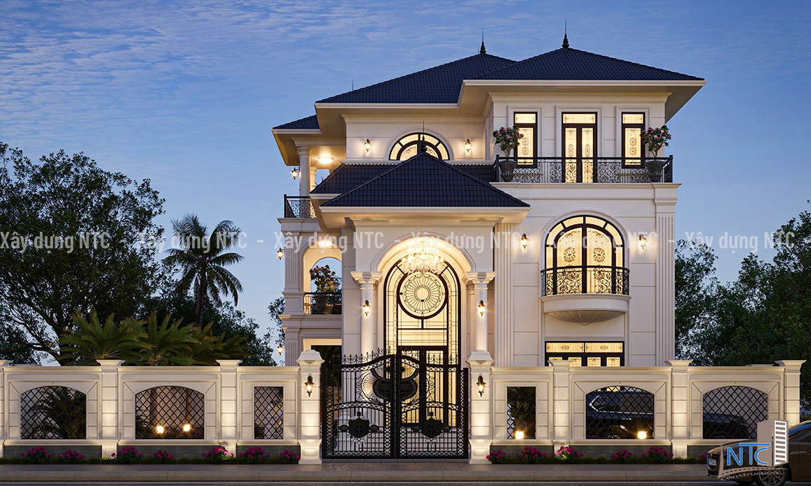 Nhà biệt thự hiện đại 3 tầng - Mẫu nhà biệt thự đẹp 3 tầng hiện đại 2024. 5 nha biet thu hien dai 3 tang 8