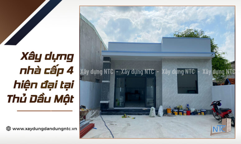 Năm 2021_Xây dựng nhà cấp 4 tại Thủ Dầu Một, Bình Dương.