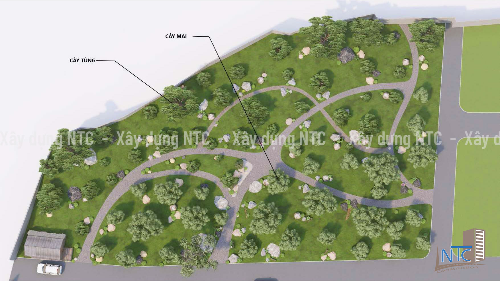 Mẫu thiết kế sân vườn phong cách Việt – Nhật. (ảnh 7)