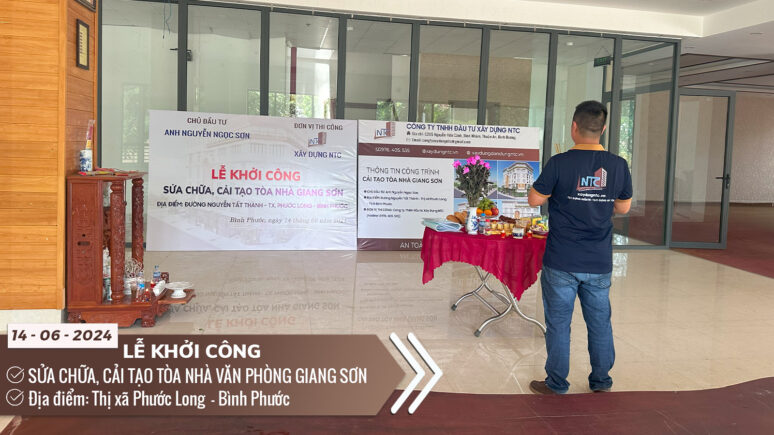 Lễ khởi công – Sửa chữa, cải tạo tòa nhà văn phòng Giang Sơn