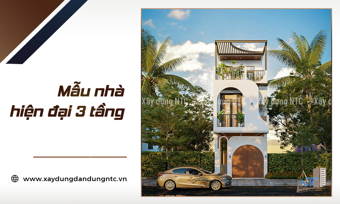 Mẫu nhà hiện đại 3 tầng thiết kế sáng tạo, đúng gu. (ảnh 1)