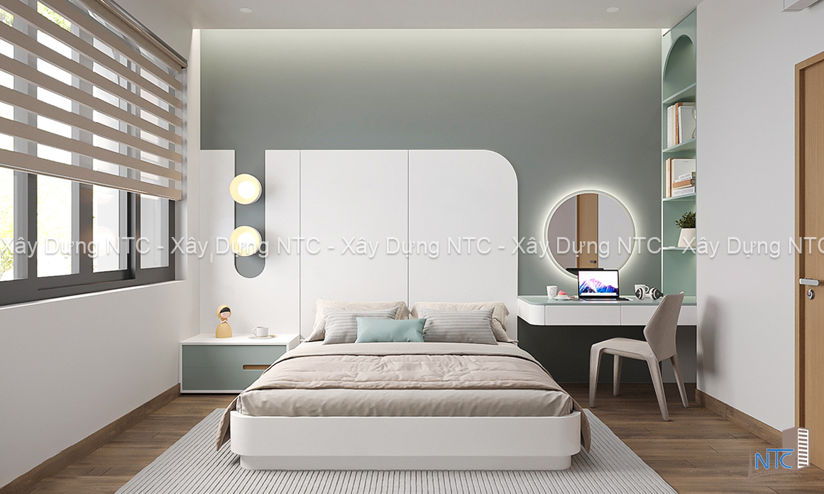 Mẫu nhà 5×20 3 tầng kết hợp dạy học. (ảnh 6)