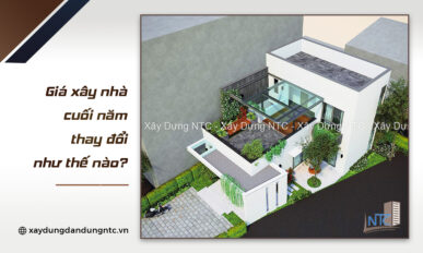 Giá xây nhà cuối năm thay đổi như thế nào?