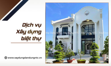 Xây dựng biệt thự.